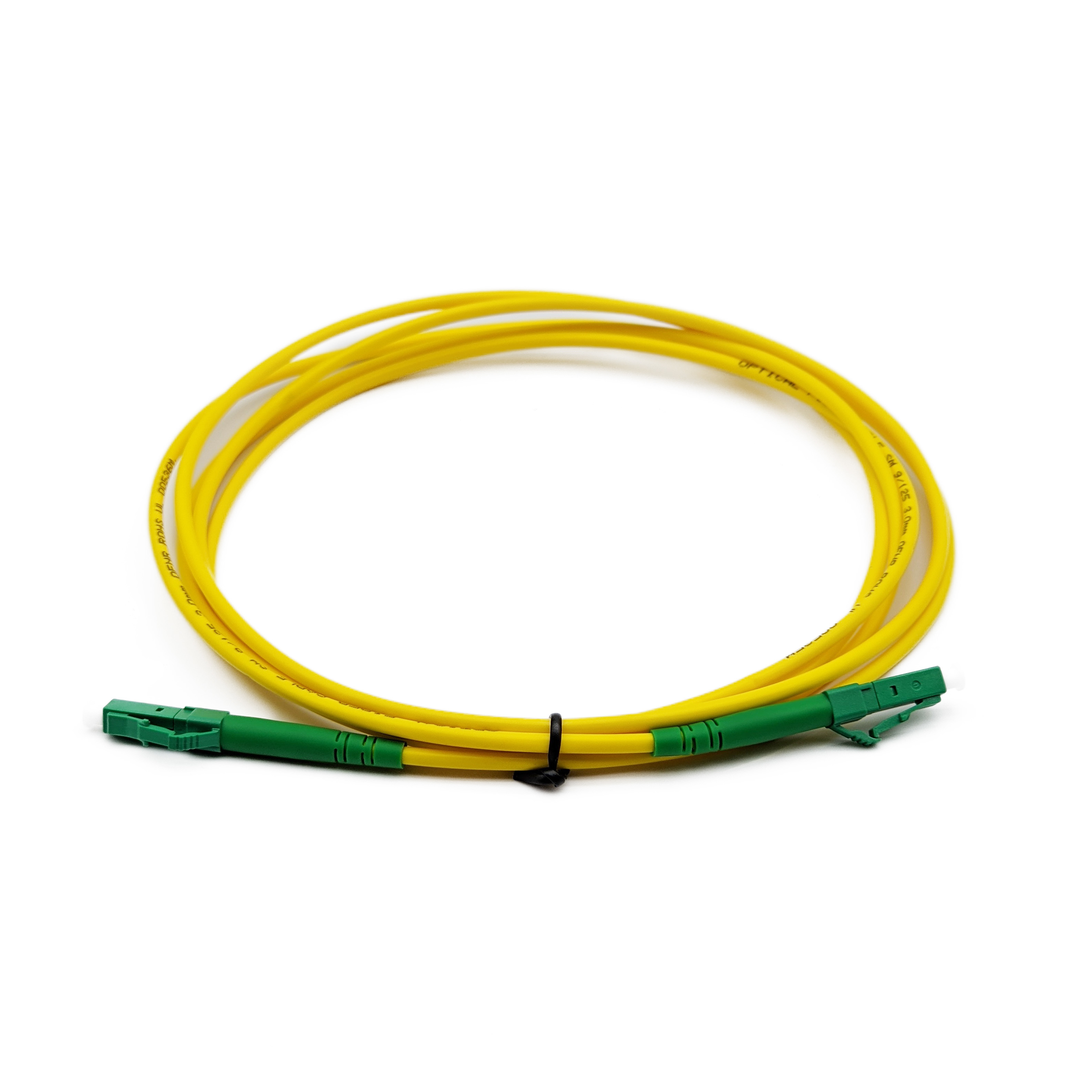 Simplex LC APC to LC APC OS2 Optic Fiber Patch Cable
