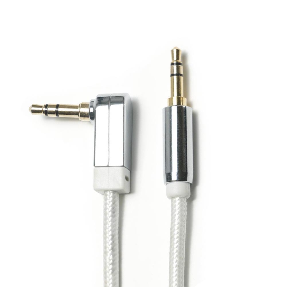 3.5mm to 3.5mm 90° Stereo Audio Aux Cable