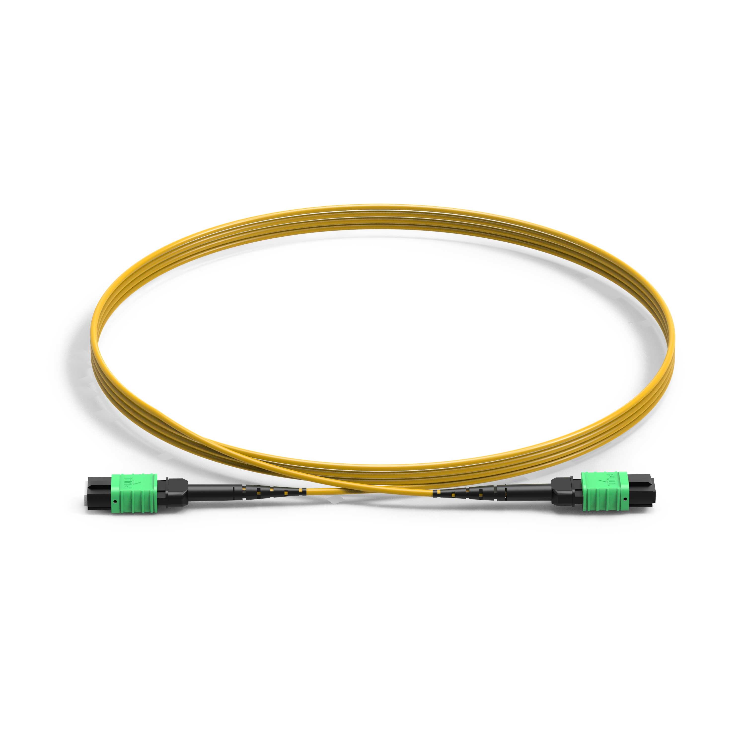 OS2 MPO MTP Jumper 8/12/16/24 Fibers  APC