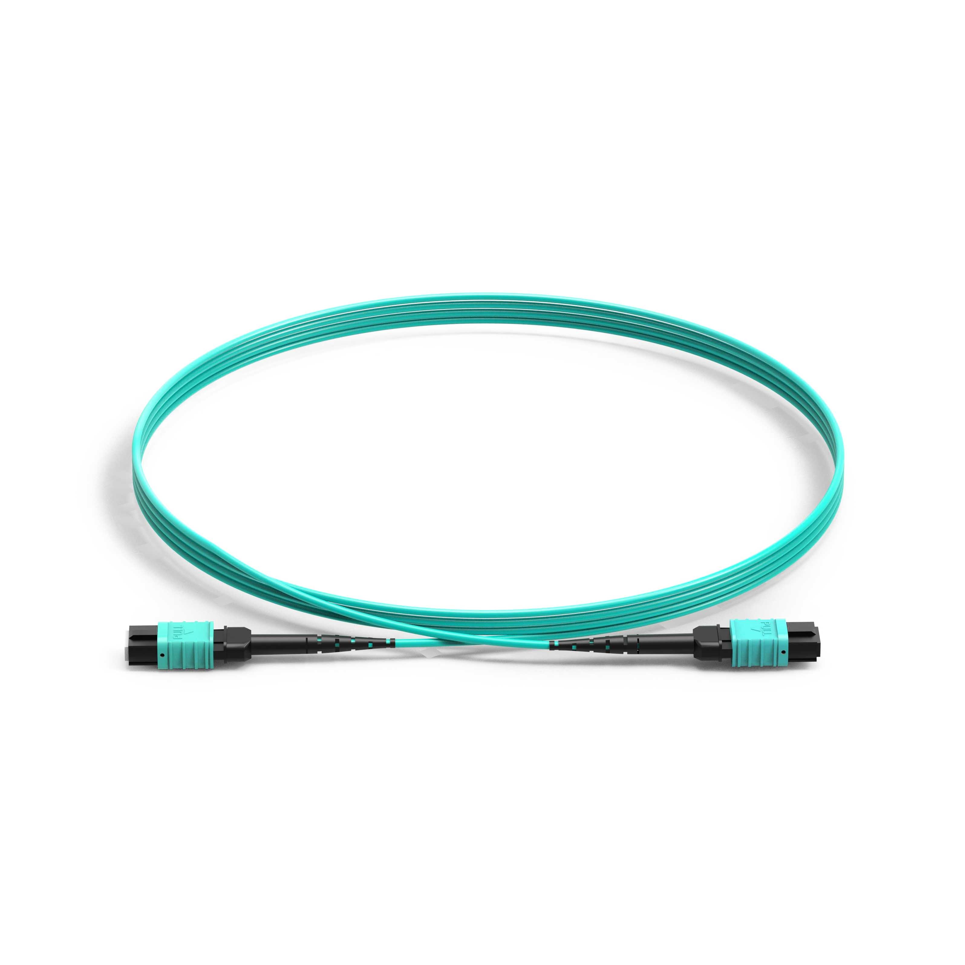 OM3 MPO MTP Jumper 8/12/16/24 Fibers UPC
