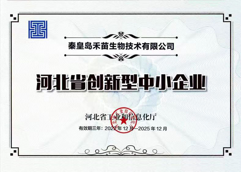 Innovative Small and Medium-sized Enterprises in Hebei Province Innovative Small and Medium-sized Enterprises in Hebei Province