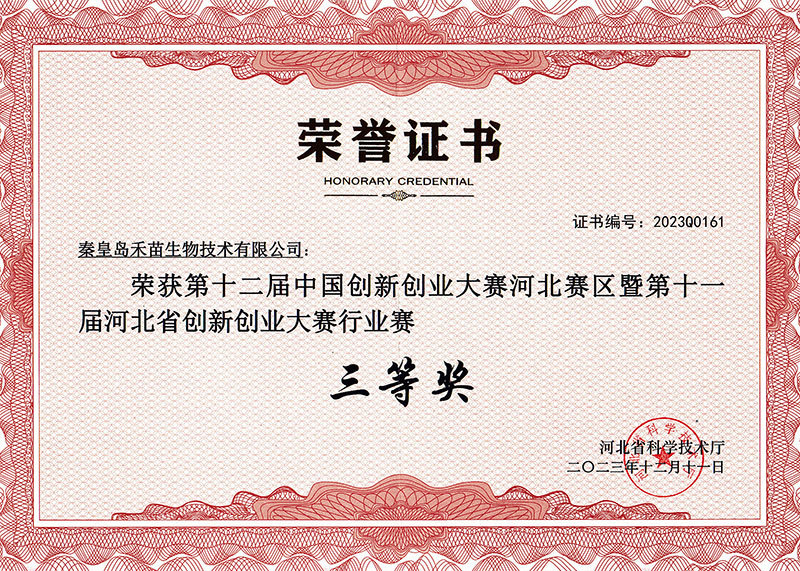 Third prize for innovation Third prize for innovation