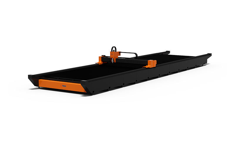 14032 Ground rail laser cutting machine