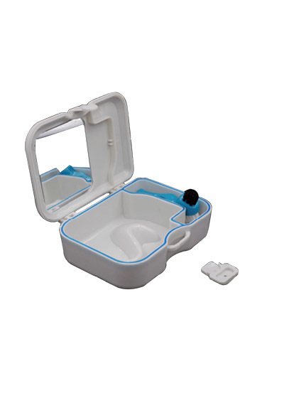 Denture Box WithMirror and Brush
