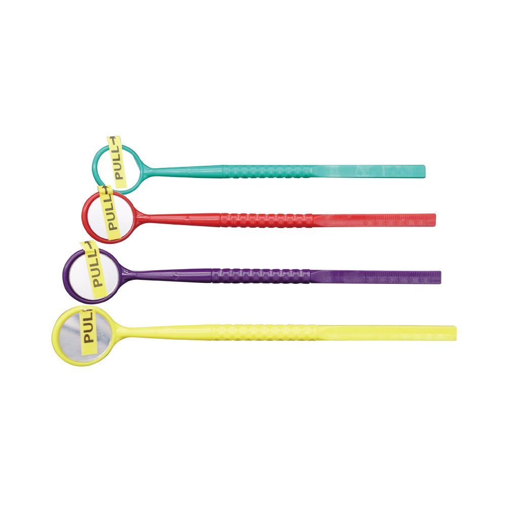 ABS Dental mirror with ruler