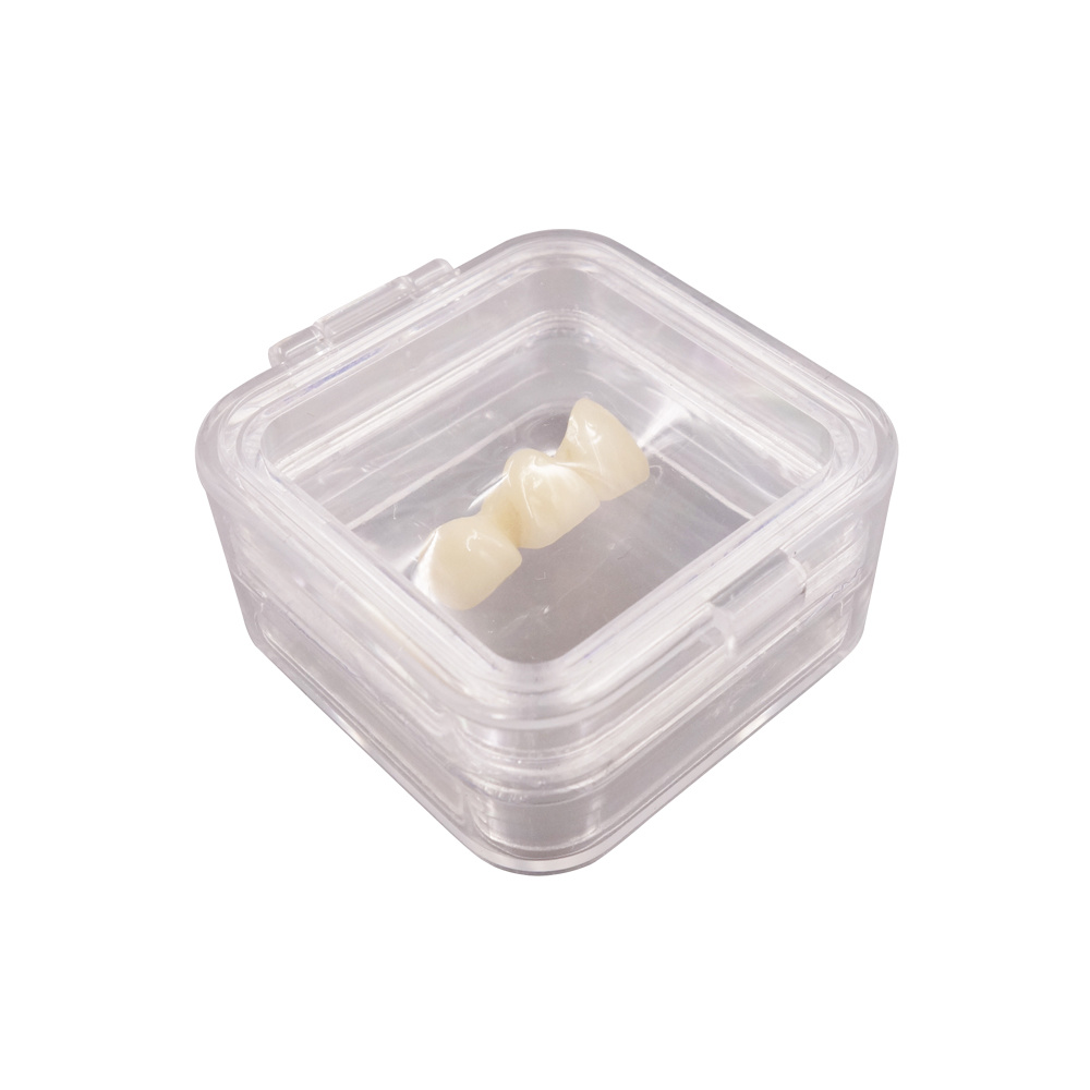 Denture Box Custom Logo Dental Clear Plastic Membrane Tooth Box