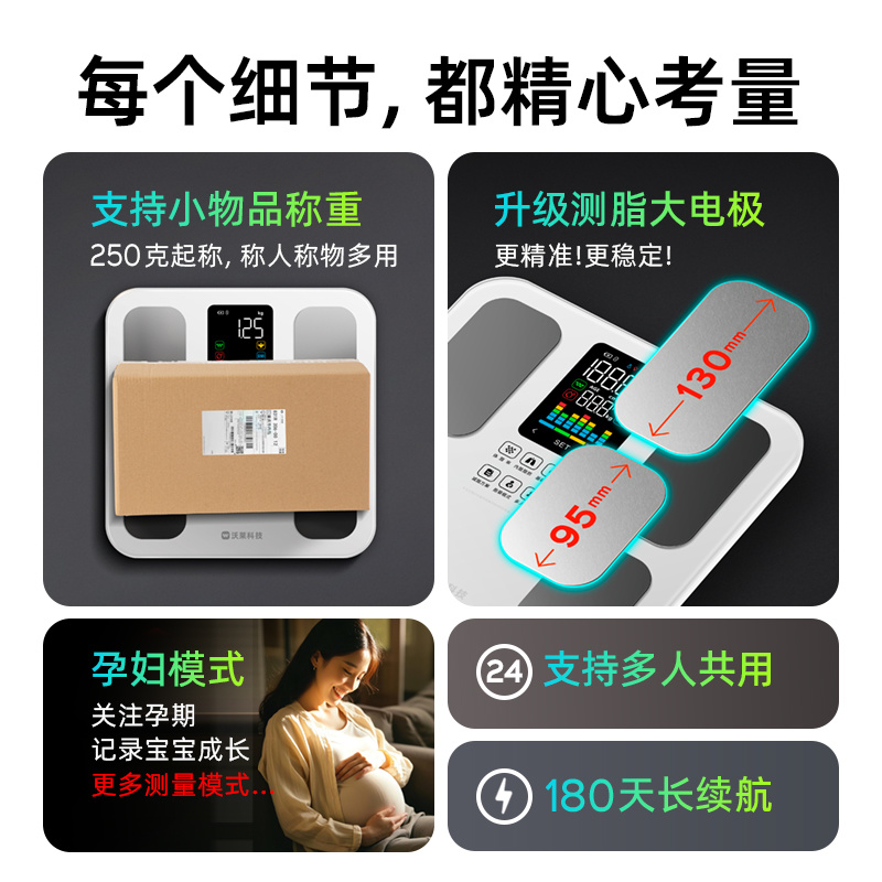 SO01 Pro智能四电极体脂秤