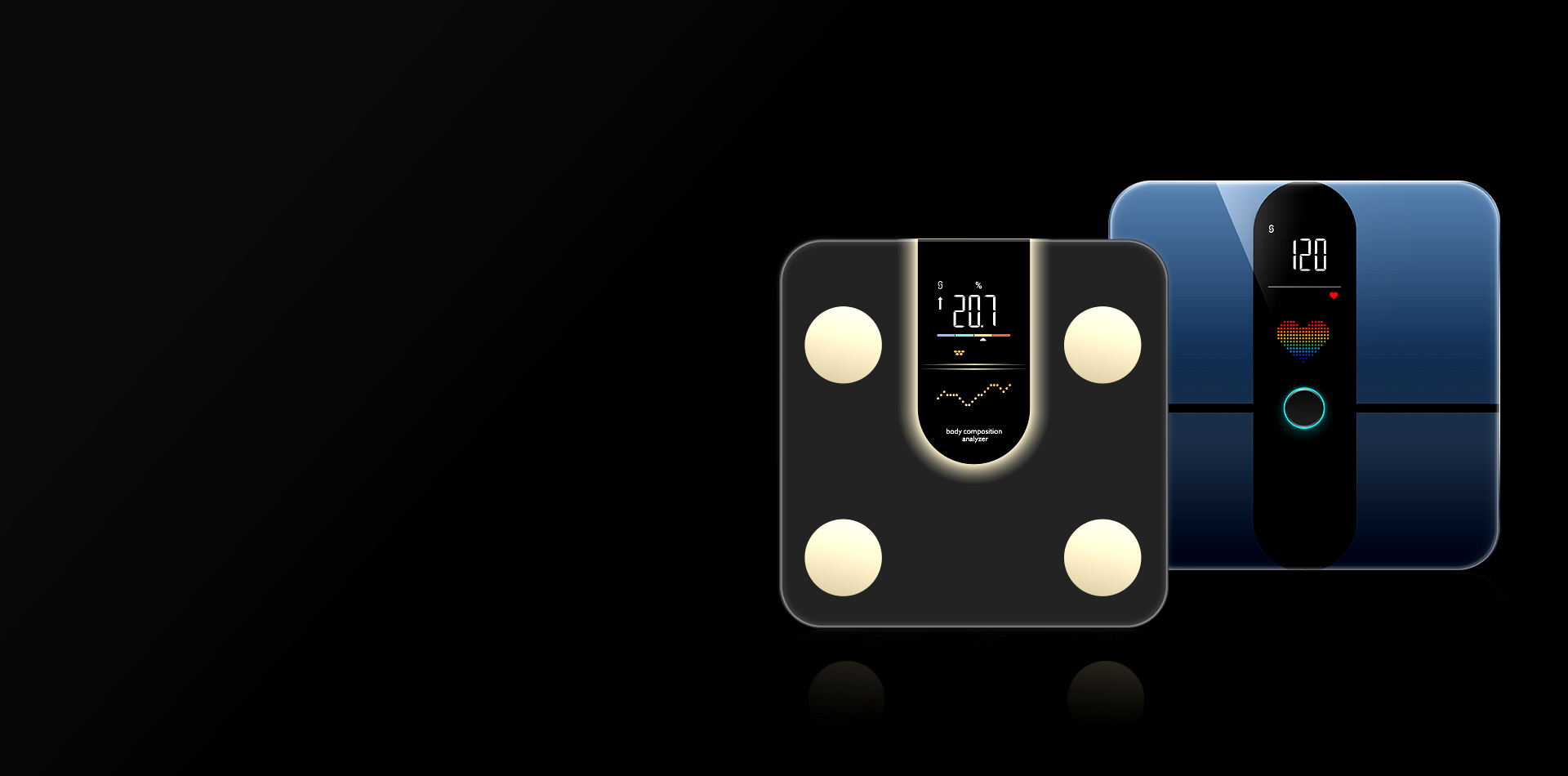 4 Electrodes Smart Body Fat Scale