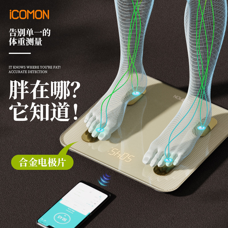SO03智能四电极体脂秤