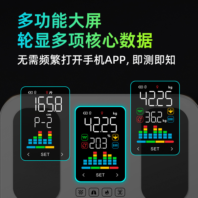 SO01 Pro智能四电极体脂秤
