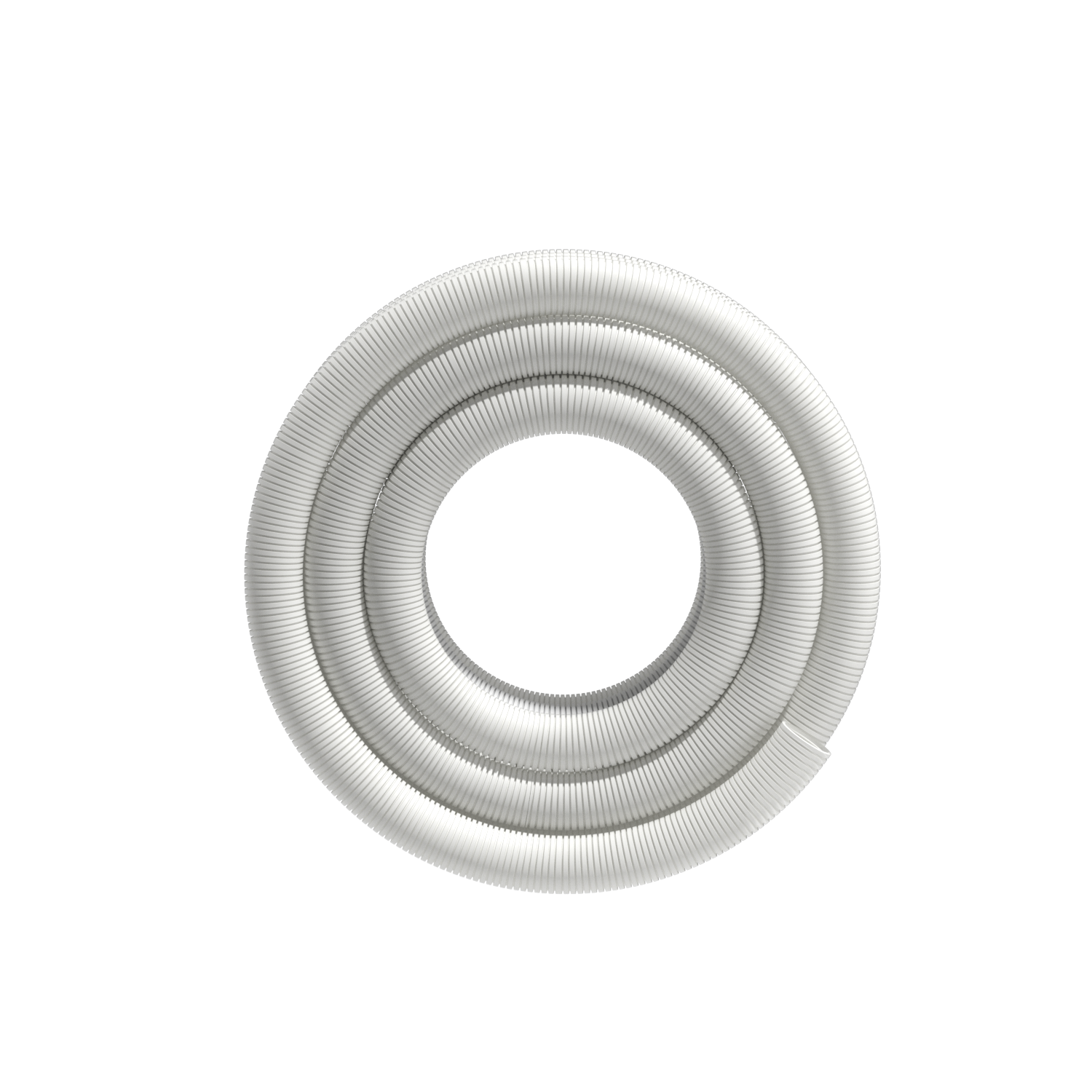 New wind PE flexible ventilation corrugated pipe - white