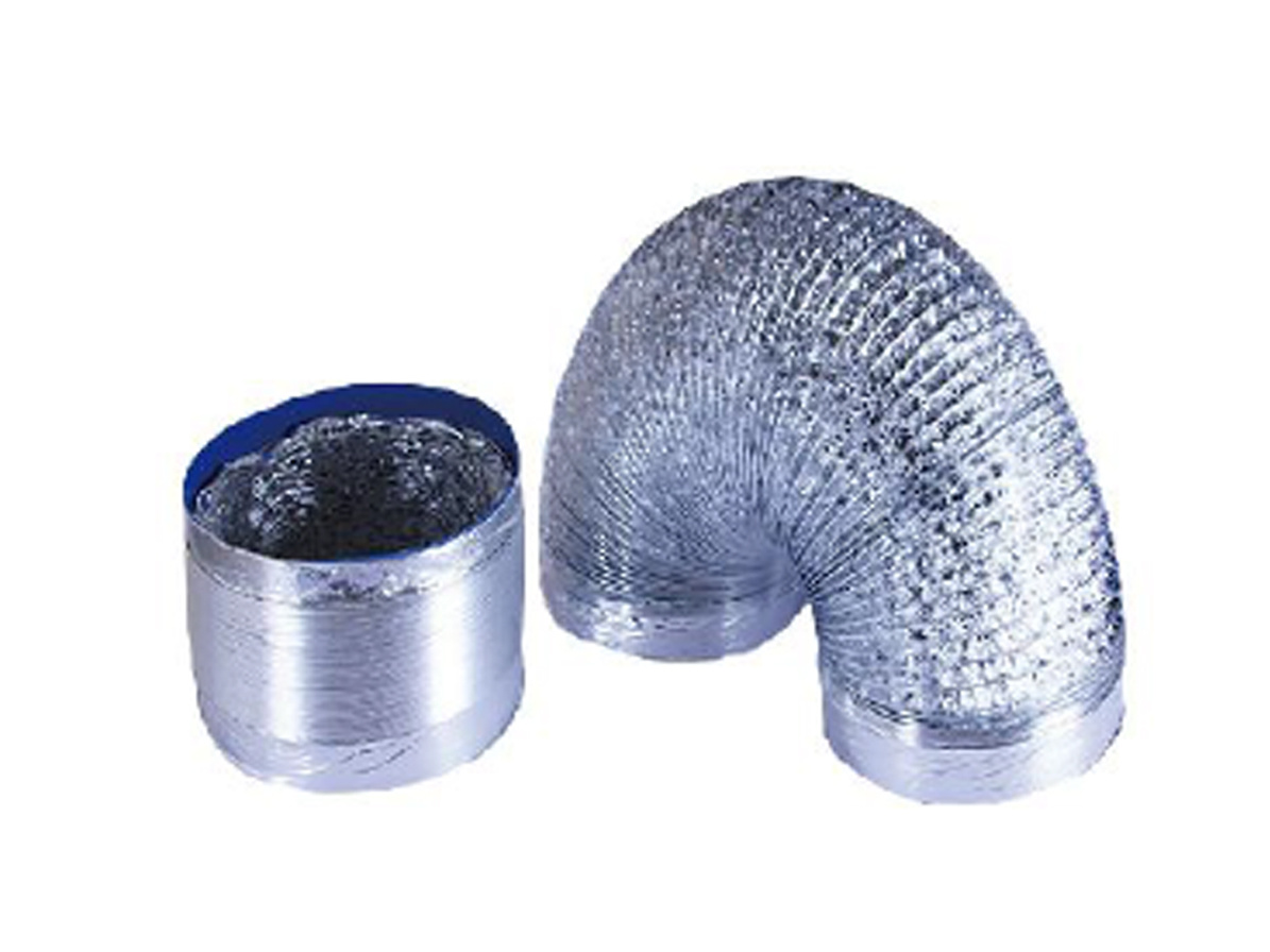 Double-sided aluminum foil range hood hose