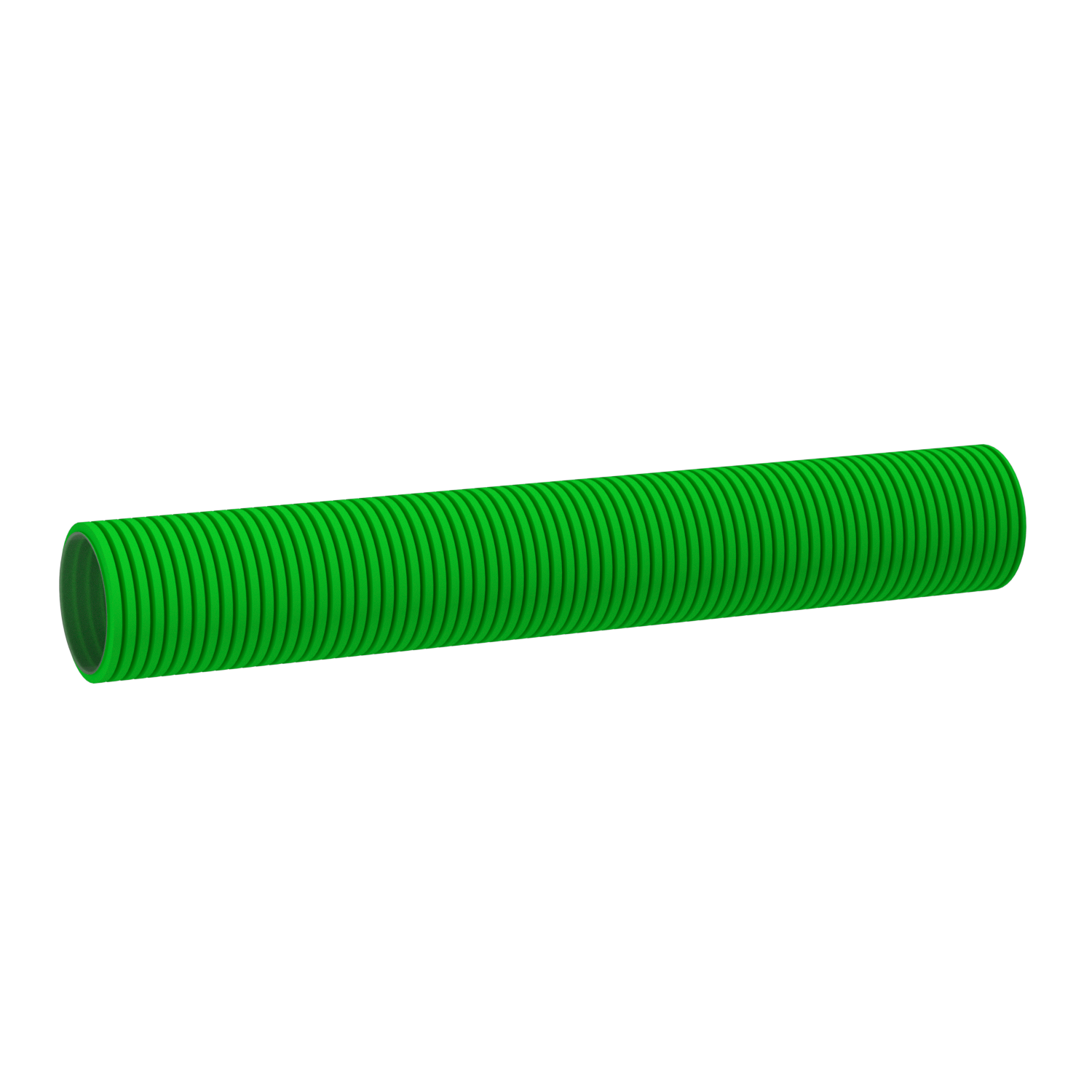 Tuyau d'aération ondulé flexible PE - Vert foncé