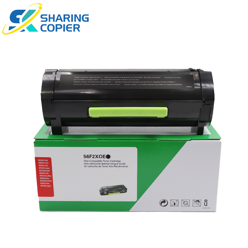 Compatible Toner Cartridge for Lexmark 56F2X0E 56F2X00 Use in MS421dn MS421dw MX421ade MS521dn MX521ade MX522adhe MS621dn