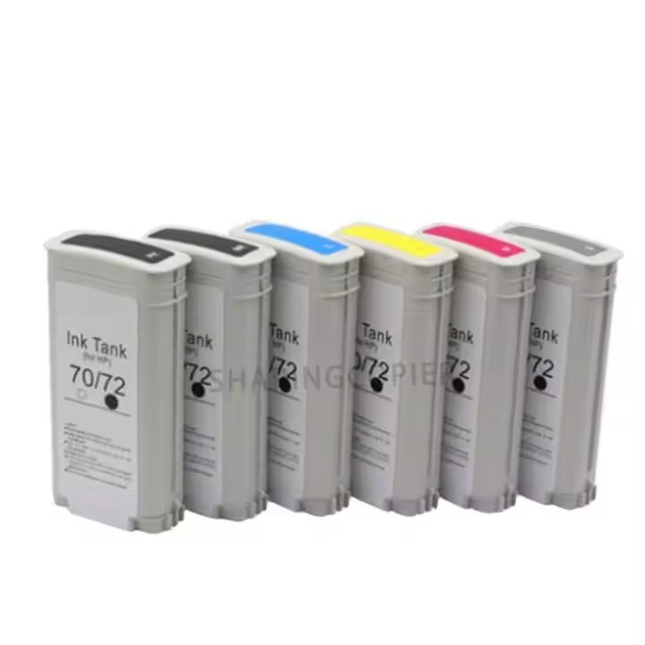 HIgh quality 70 72 C9403A C9448A Compatible Color Inkjet Ink Cartridge for HP HP70 HP72 Designjet T790 T1110 T1200 T1300 Printer