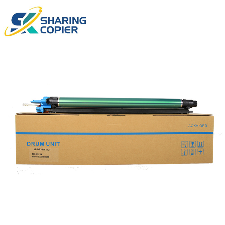 Color Toner Cartridge Drum DR311 for Konica Minolta Bizhub C220 C280 C360 C7722 C7728 ADC288 ADC368 Laser Printer Drum Units