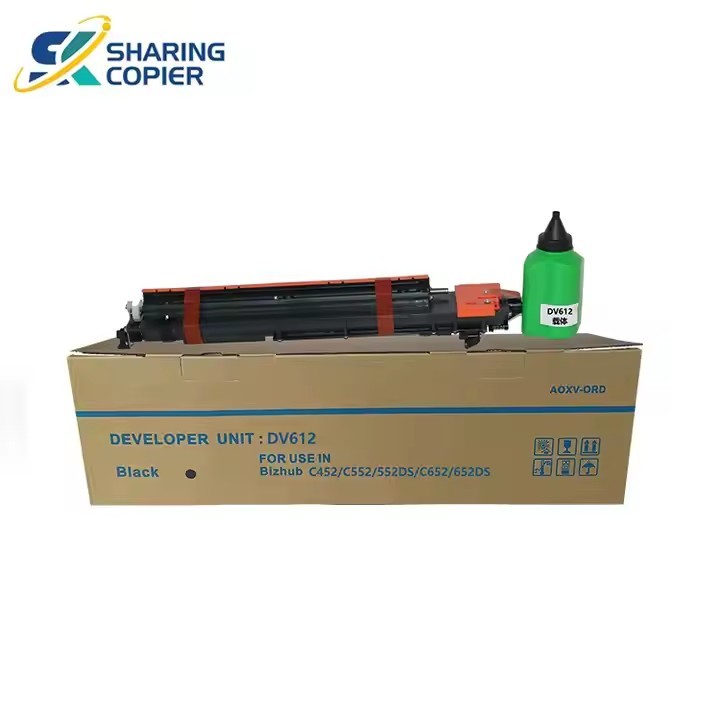 Best Selling Remanufactured Copier Developer Unit DV-612 DV612 for Use in Konica Minolta Bizhub C452/C552/552DS/C652/652DS