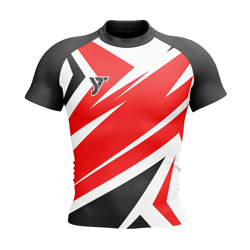Rugby Charcoal Gray&Scarlet Rugby Charcoal Gray&Scarlet