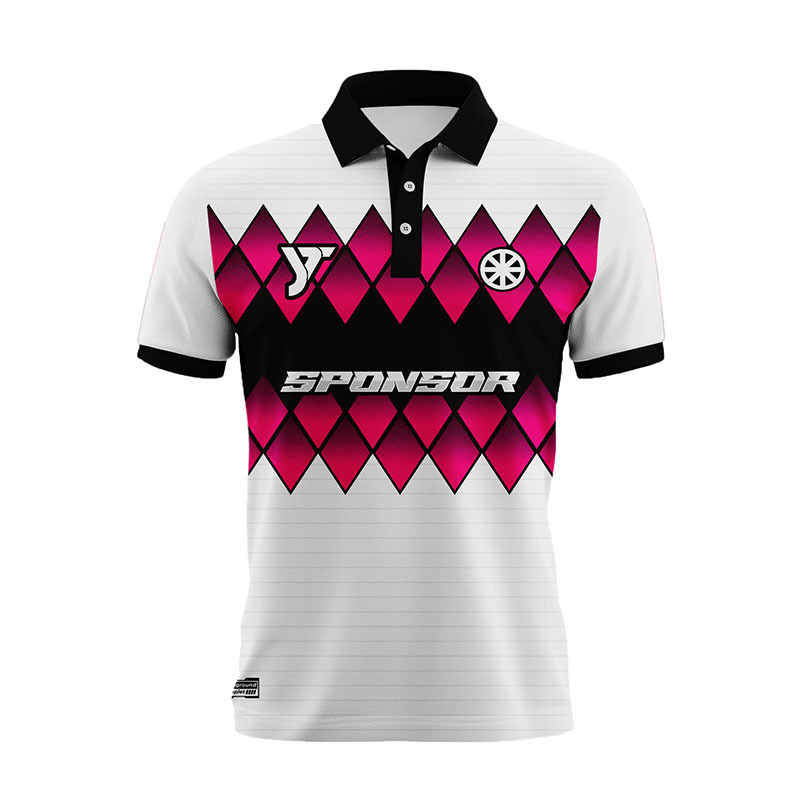 polo magenta&jet black polo magenta&jet black
