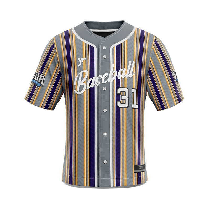 baseball jersey Dark Purple&Golden Yellow baseball jersey Dark Purple&Golden Yellow