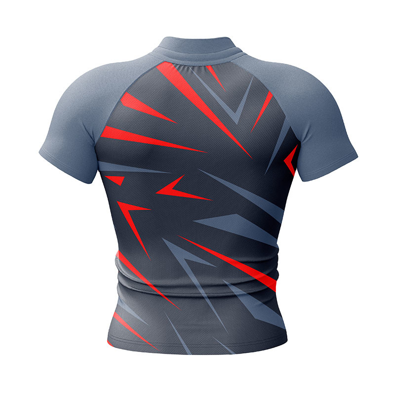 Rugby Gunmetal Gray&Crimson Rugby Gunmetal Gray&Crimson