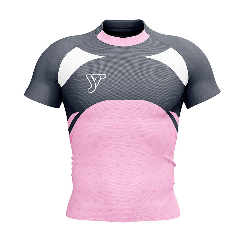 Rugby Jersey pink&black Rugby Jersey pink&black
