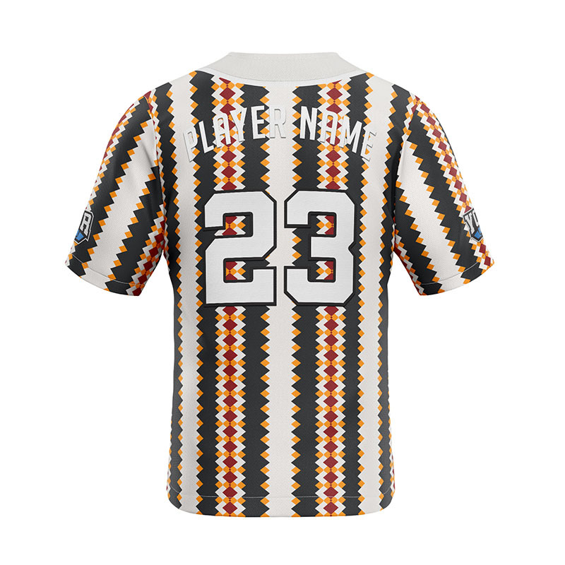 White Striped Lavender Baseball Jersey White Striped Lavender Baseball Jersey
