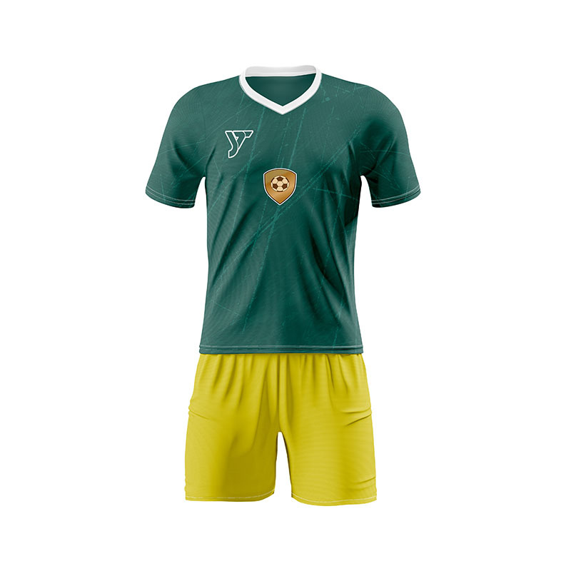 Soccer Jersey – Teal & Golden Yellow | Vibrant Precision