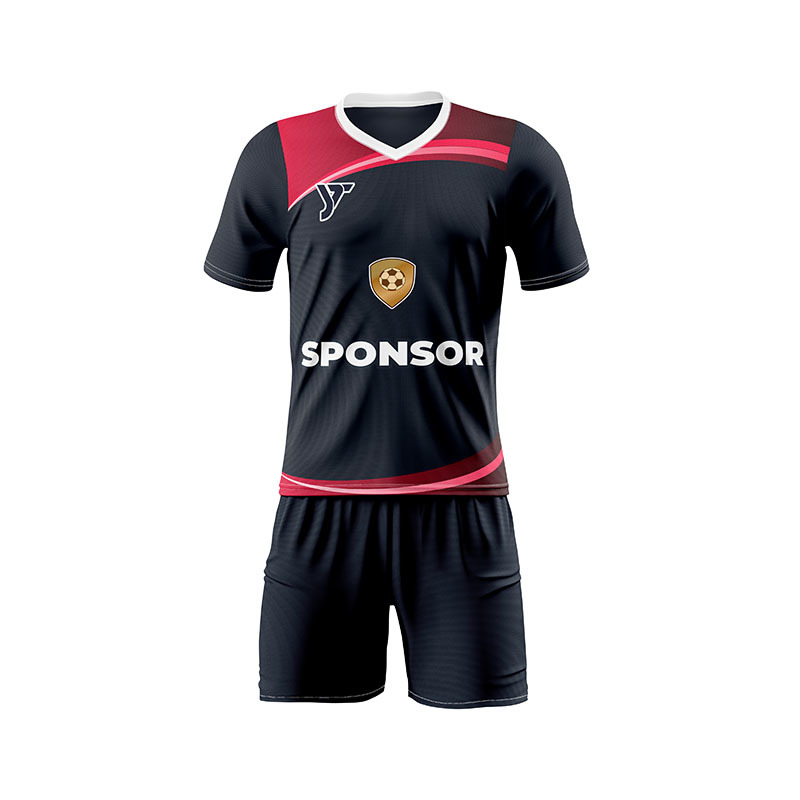 Soccer Dark Gray&Scarlet