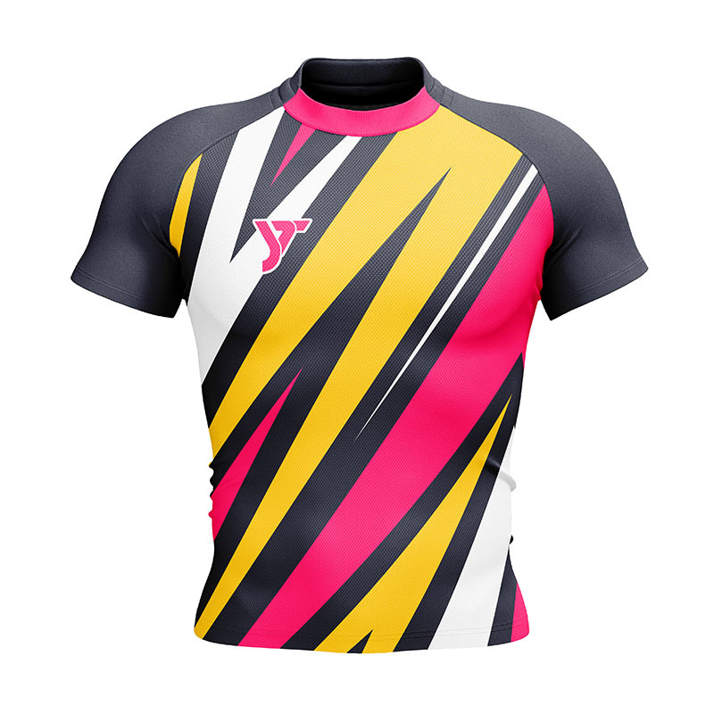 Rugby Jersey Yellow&Pink Rugby Jersey Yellow&Pink