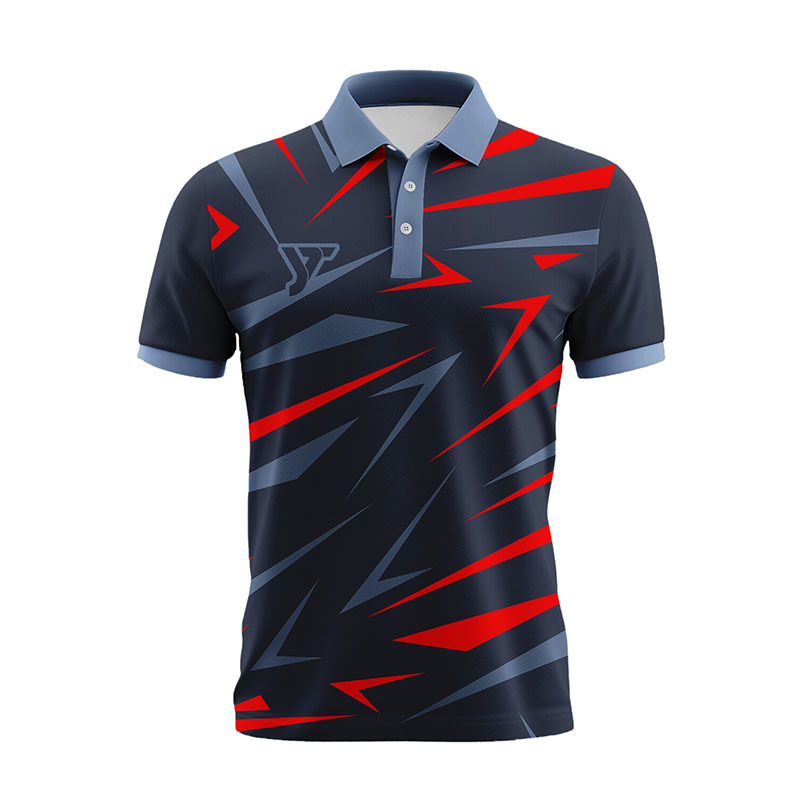 polo scarlet&blue polo scarlet&blue