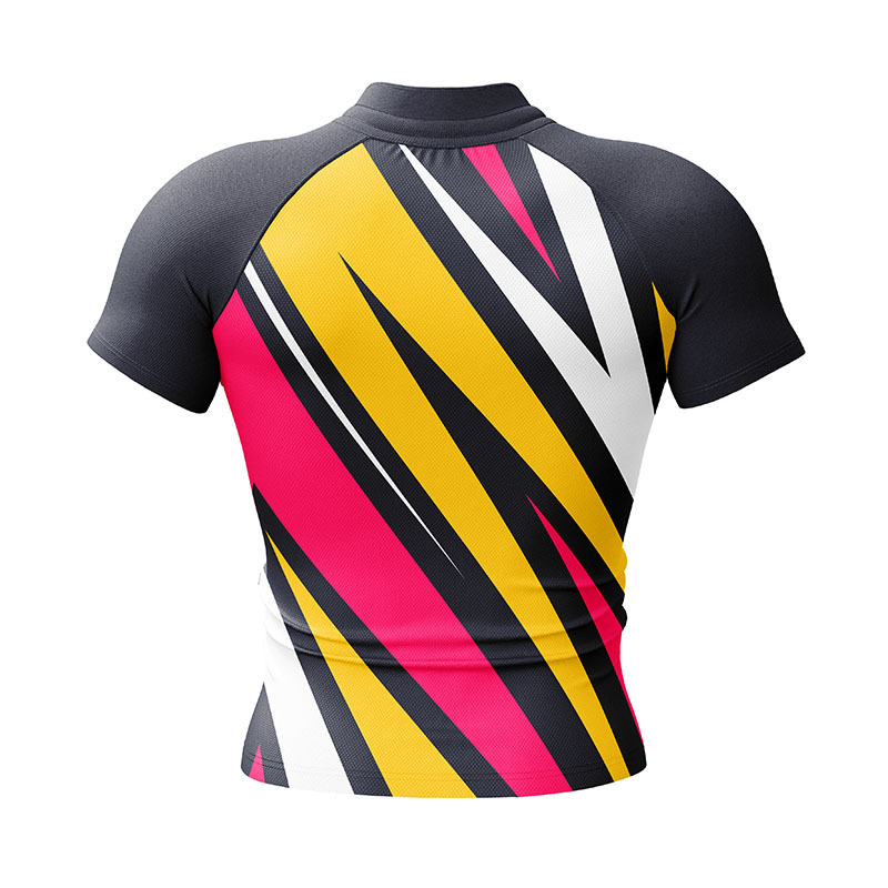 Rugby Jersey Yellow&Pink Rugby Jersey Yellow&Pink
