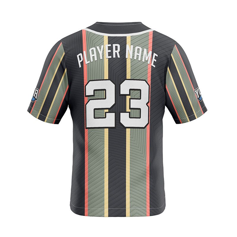 baseball jersey Dark Gray&Olive Green&Scarlet baseball jersey Dark Gray&Olive Green&Scarlet