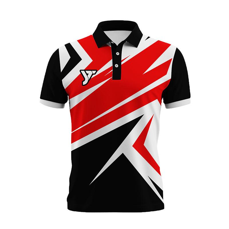 polo scarlet&jet black polo scarlet&jet black