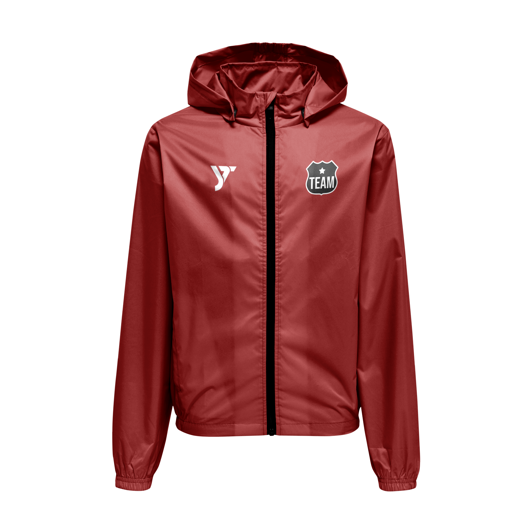 nylon tracksuit red