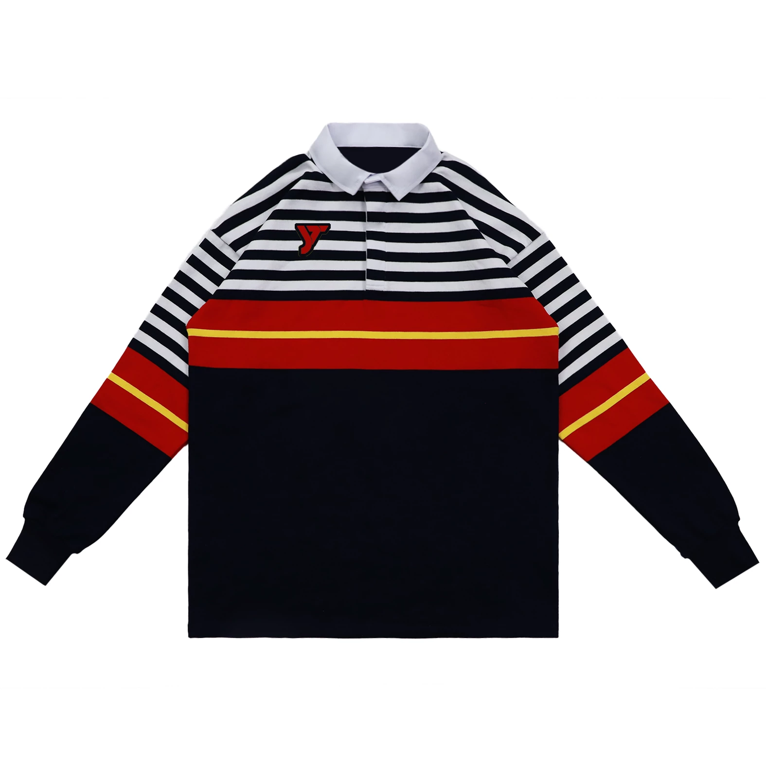 Navy Stripe Rugby Shirt