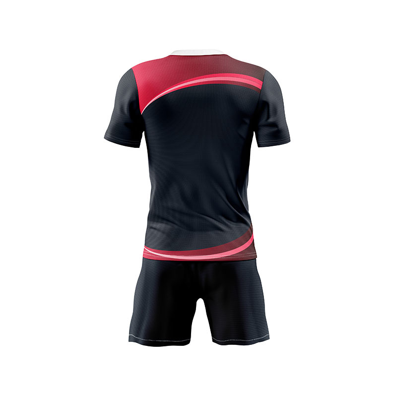 Soccer Dark Gray&Scarlet
