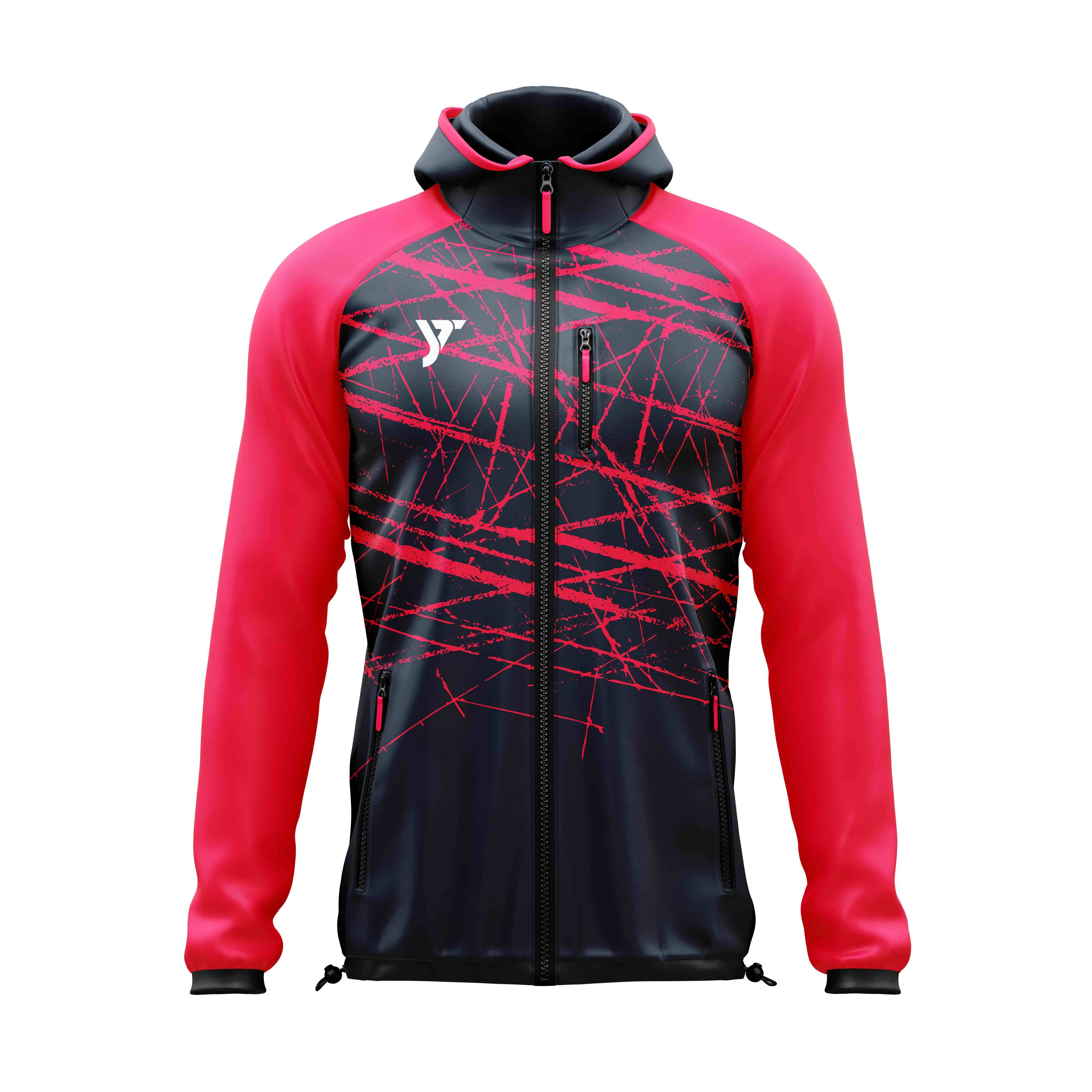 Crimson Claw Full-Zip Tracksuit Jacket