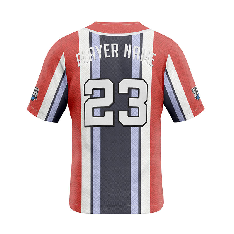 Colorful Striped Baseball Jersey Colorful Striped Baseball Jersey