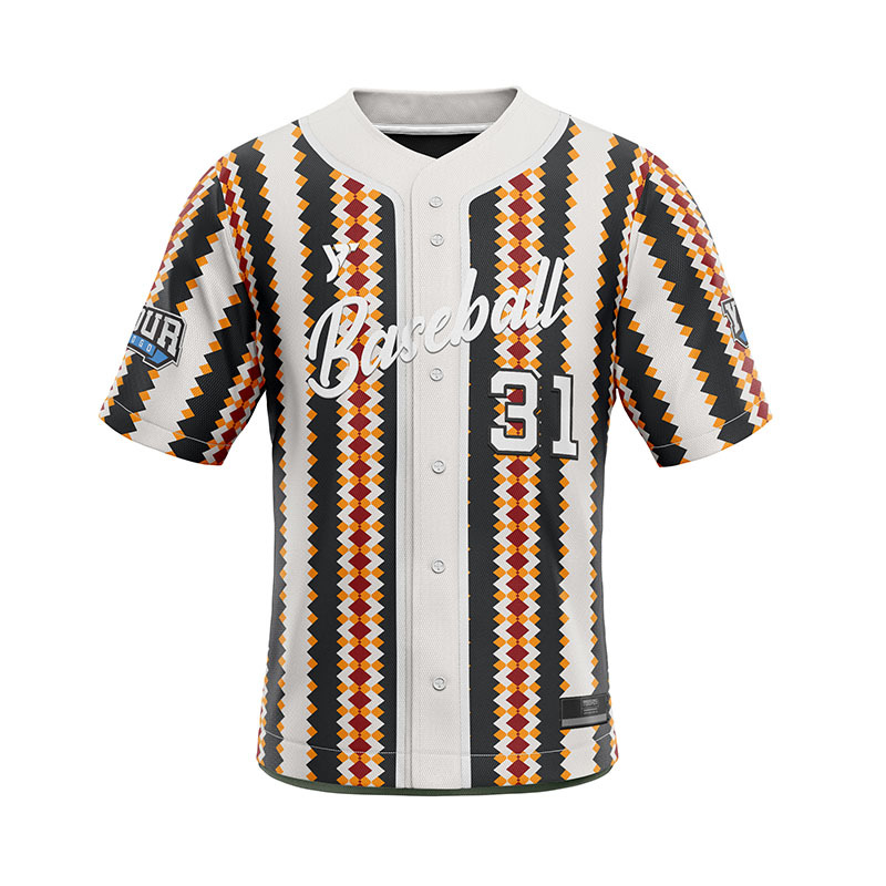 White Striped Lavender Baseball Jersey White Striped Lavender Baseball Jersey