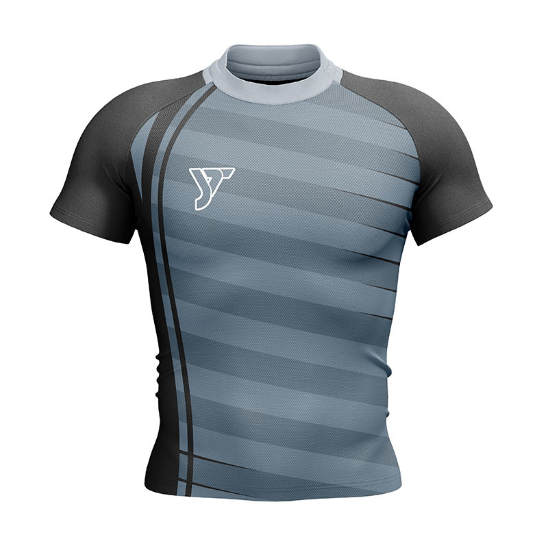 Rugby Jersey Pale Gray Rugby Jersey Pale Gray