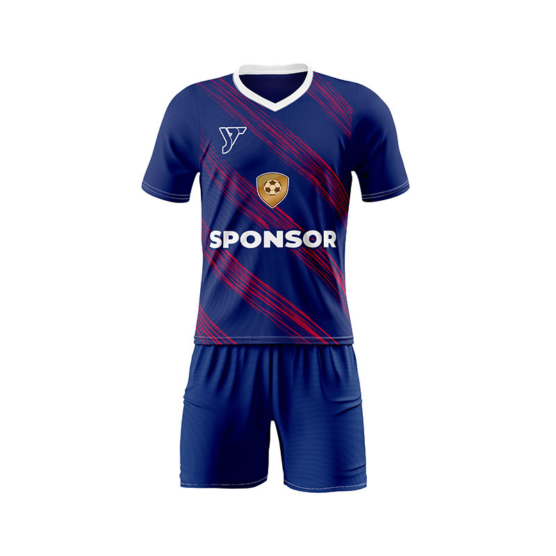 Soccer Navy Blue&Scarlet