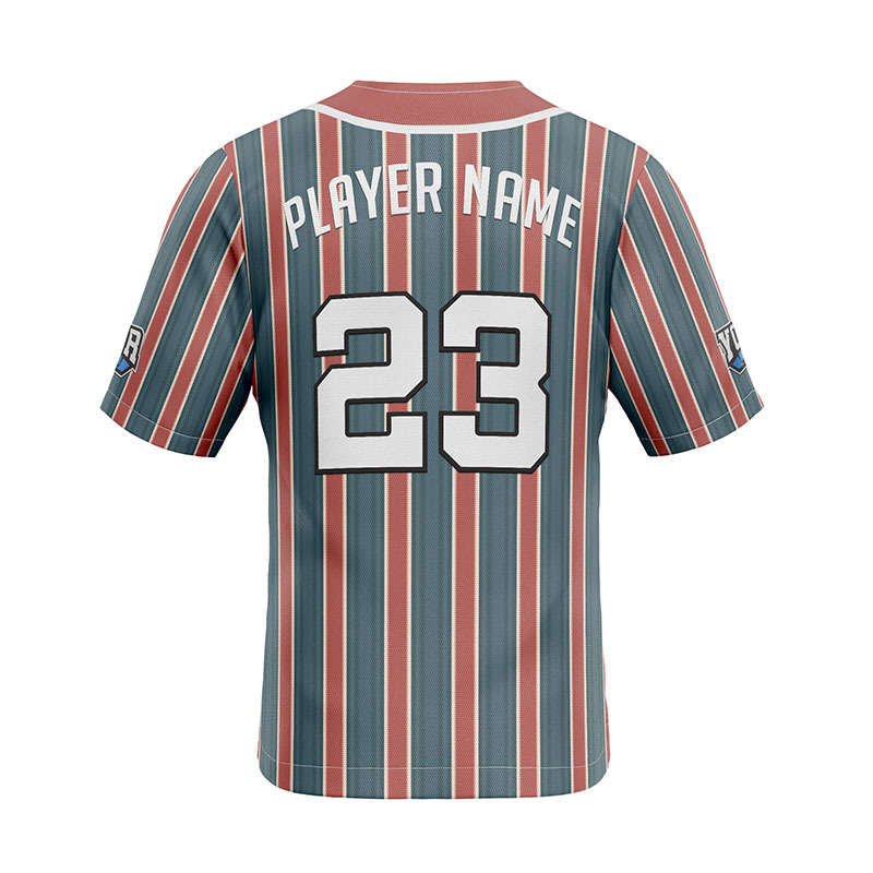 baseball jersey Teal&Brick Red baseball jersey Teal&Brick Red