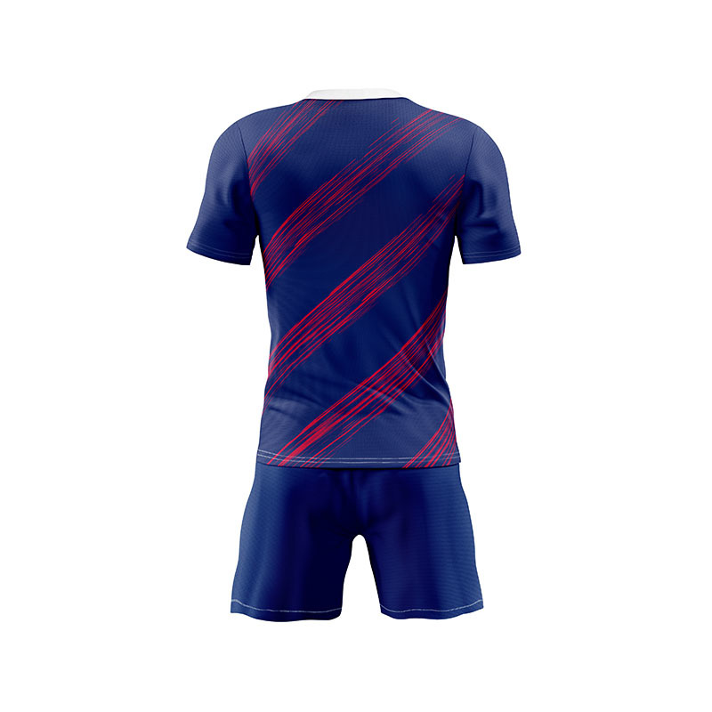 Soccer Navy Blue&Scarlet