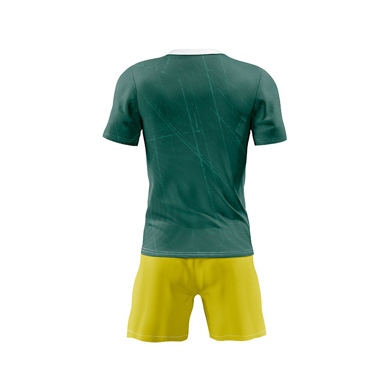 Soccer Jersey – Teal & Golden Yellow | Vibrant Precision
