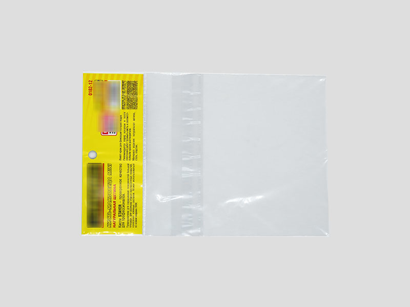 OPP卡頭上開口印字袋（雙面6色）