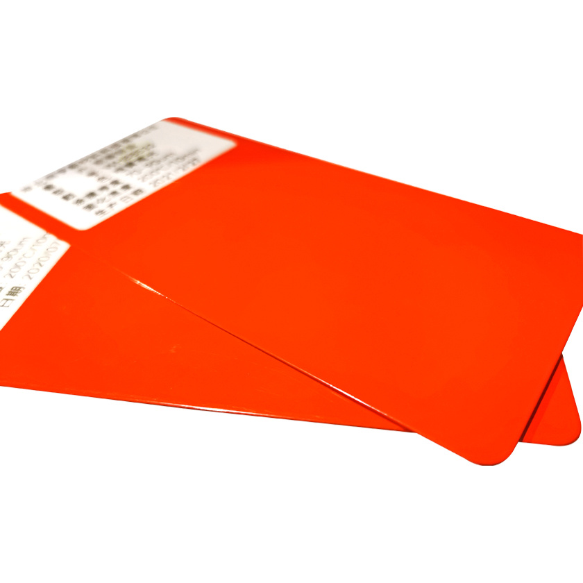 Orange high glossy powder coating