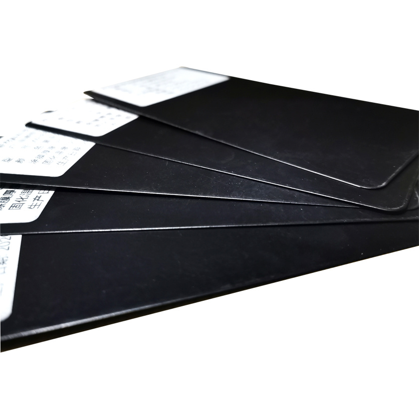 black flat powder coating