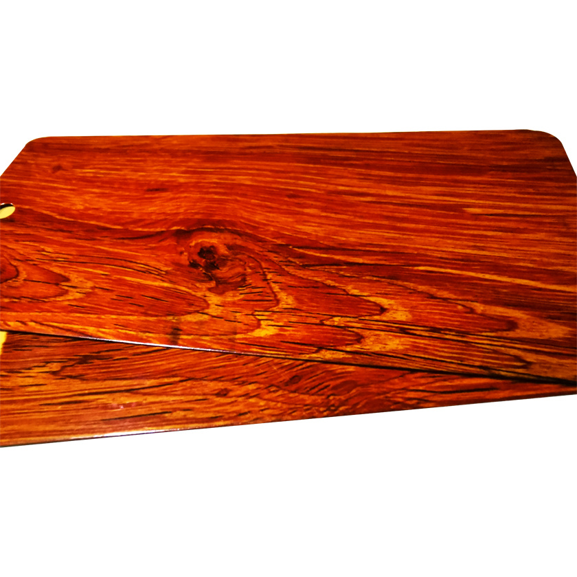 Wood grain texture powder coating