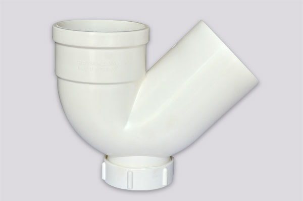 Single-branch (with inspection port) trap